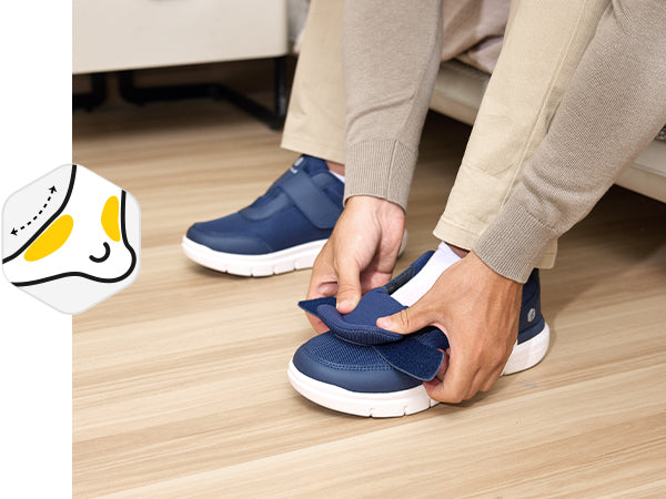 Your Feet Deserve the Best Protective and soft foam padding provides comfort, reduces shock from external impact and eliminate friction. What perfect diabetic shoes!