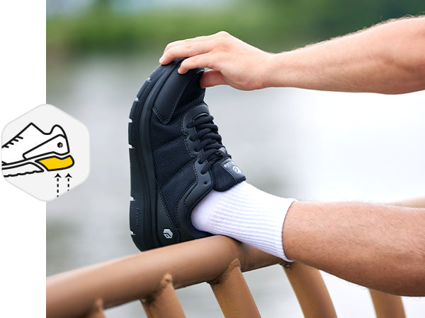 Softness Meets Support Soft knit upper delivers ultra breathability and flexibility.
