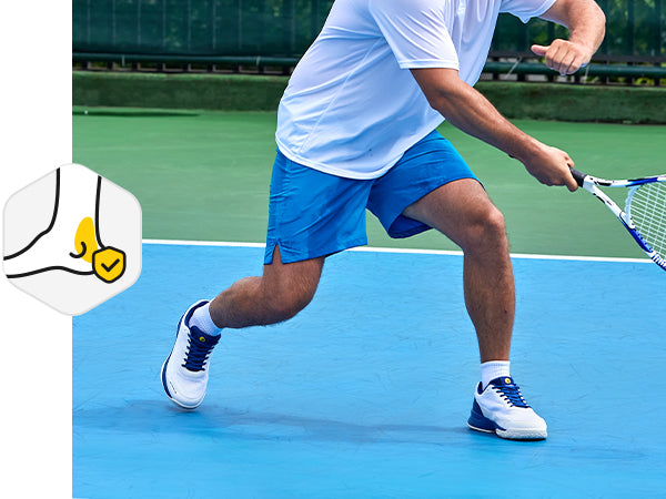 Ace Your Performance Featuring an anti-torsion design, keeping you stable and agile on extreme cross-court movements.