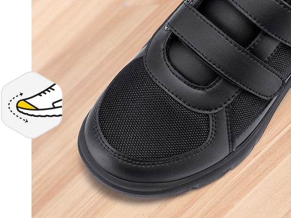 Spacious Toe Box Extra wide toe box with a sizable instep provides maximum level of comfort for those with wide feet.