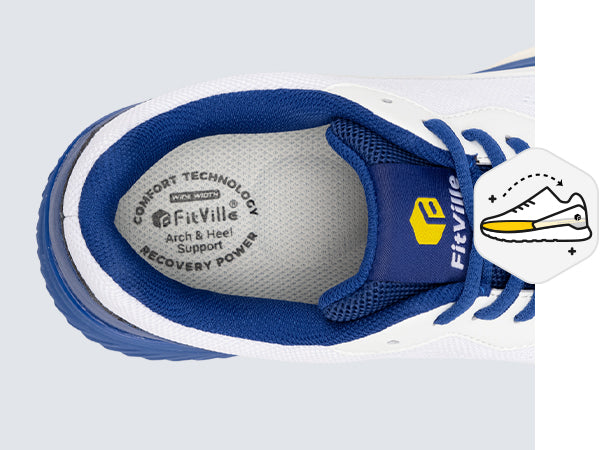 Wide To Win Extra wide toe box with a sizable instep provides maximum level of comfort for those with wide feet.
