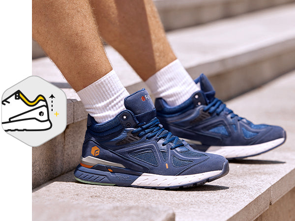 Ankle-Protecting High-Top Design