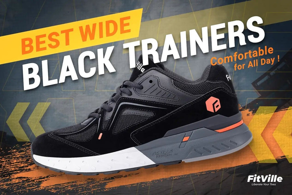 7 Best Wide Black Trainers: Where Style Meets Comfort - FitVilleUK