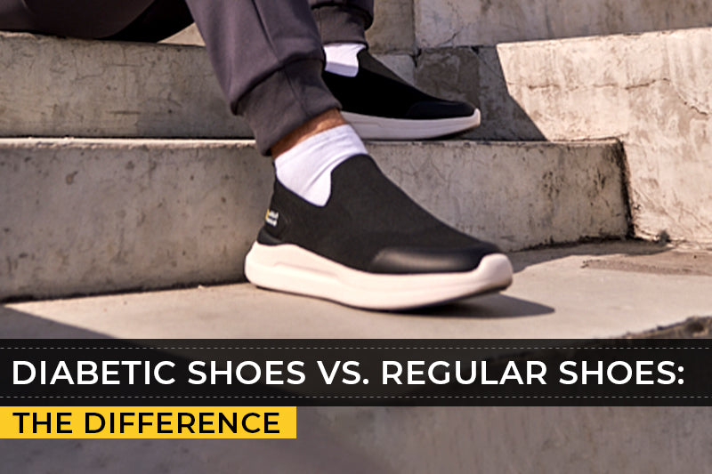 The difference between diabetic shoes vs. regular shoes