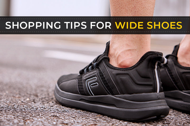Shopping tips for wide shoes