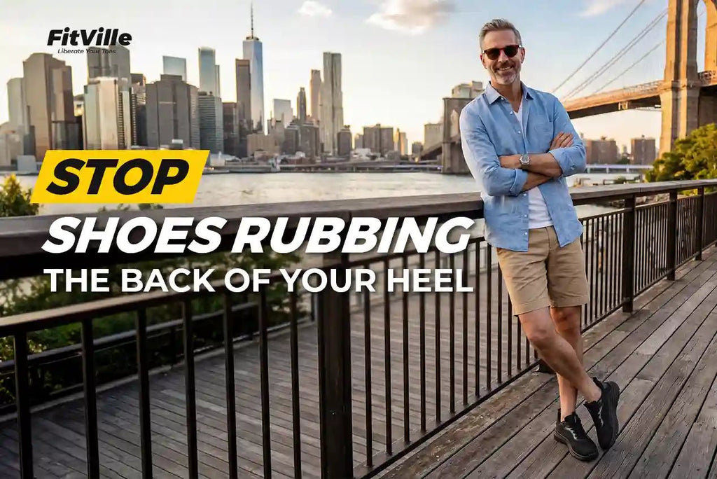 How to Stop Shoes Rubbing the Back of Your Heel - FitVilleUK