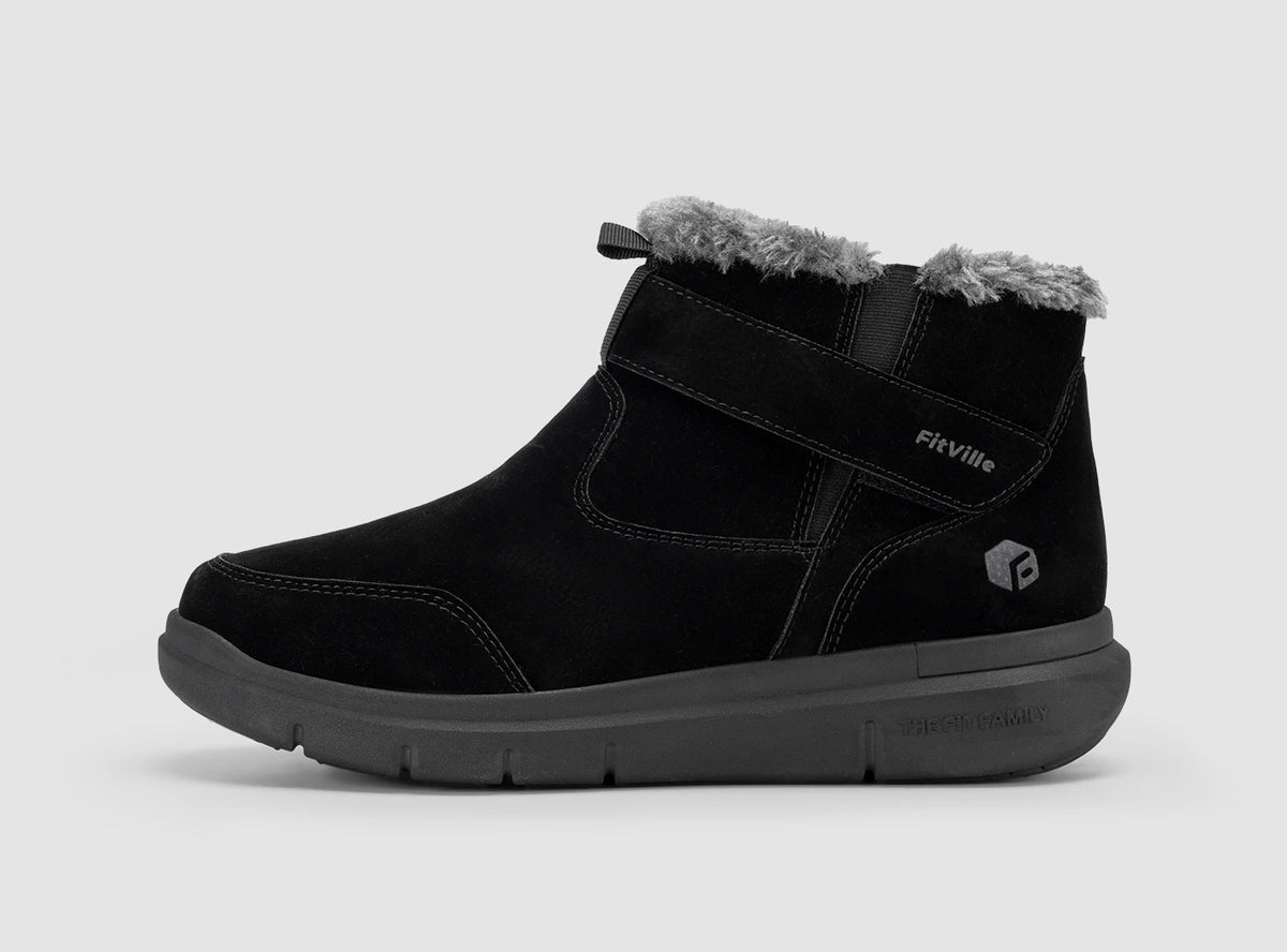 Adjustable Men's wide Winter CozyCore Boots V1 | FitVille – FitVilleUK