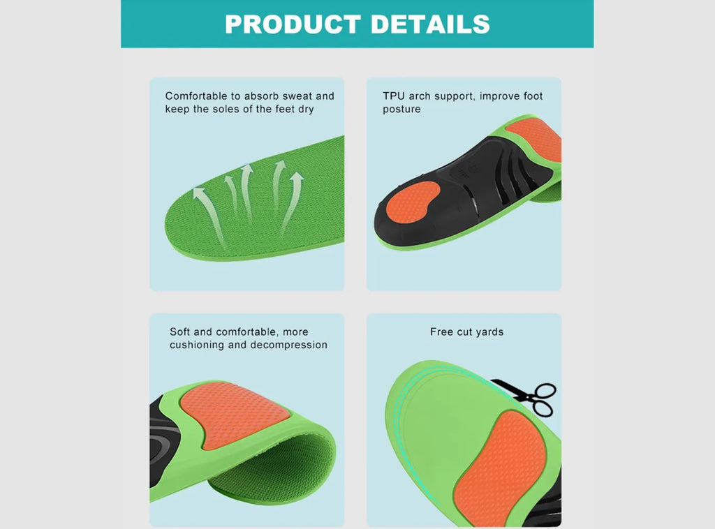 FitVille Breathable Orthopedic Insoles - 11