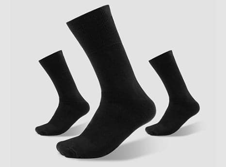 FitVille Diabetics Loose Ankle Socks Pack of 5 (Unisex) - 6