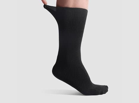 FitVille Diabetics Loose Ankle Socks Pack of 5 (Unisex) - 7