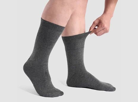 FitVille Diabetics Loose Ankle Socks Pack of 5 (Unisex) - 13