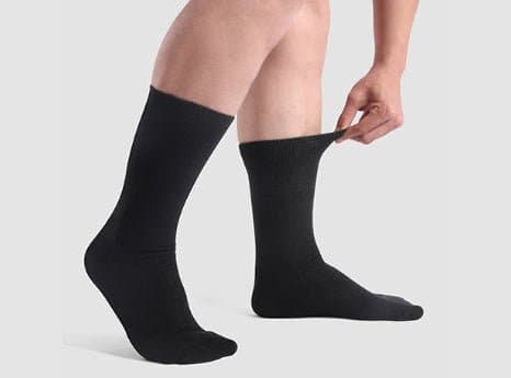 FitVille Diabetics Loose Ankle Socks Pack of 5 (Unisex) - 8