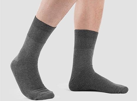 FitVille Diabetics Loose Ankle Socks Pack of 5 (Unisex) - 10