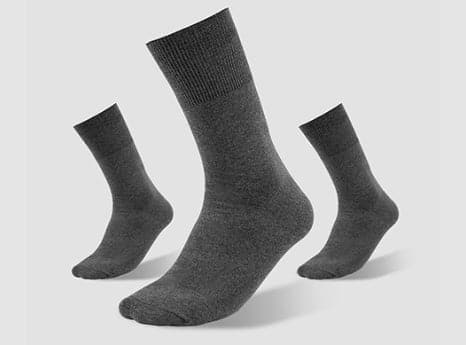 FitVille Diabetics Loose Ankle Socks Pack of 5 (Unisex) - 14