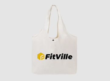 FitVille Double - Handle Canvas Tote Bag - 1