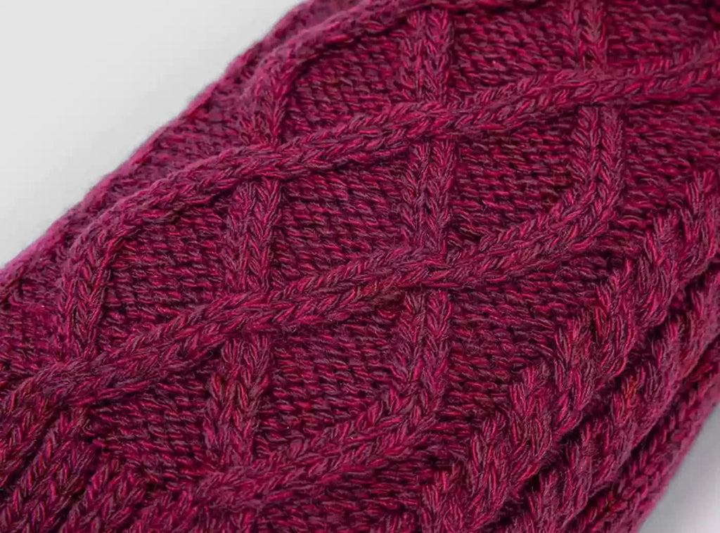 FitVille Fluffy Cozy Non - slip Slipper Socks (Unisex) - 14