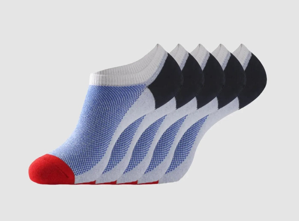 FitVille Low Cut Ankle Socks 5 - Pair Bundle - 8