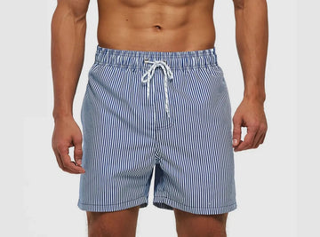 FitVille Men's 2 - in - 1 Swim Shorts - 1