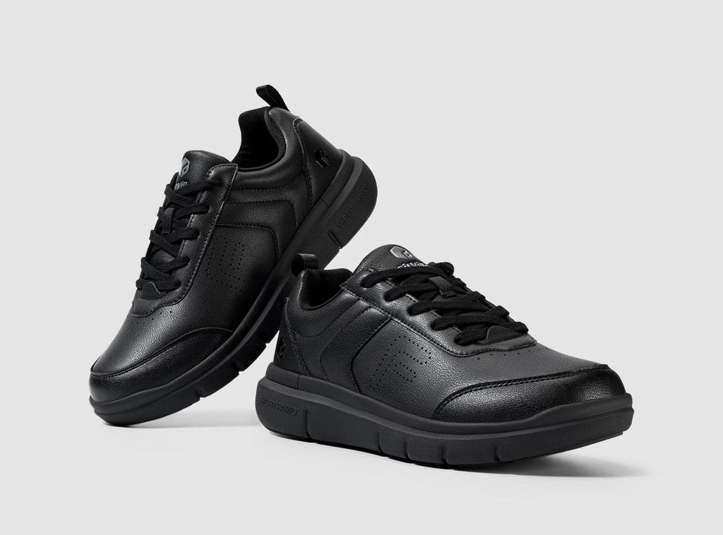 FitVille Men's BriskWalk Deluxe Lace - up Business Casual Sneaker V1 - 14