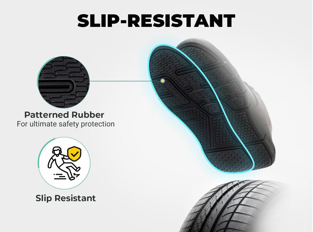 FitVille Men's BriskWalk Deluxe Lace - up Business Casual Sneaker V1 - 21