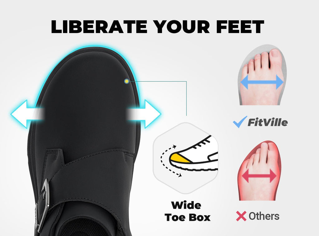 FitVille Men's BriskWalk Elite Dress Shoes V6 - 3