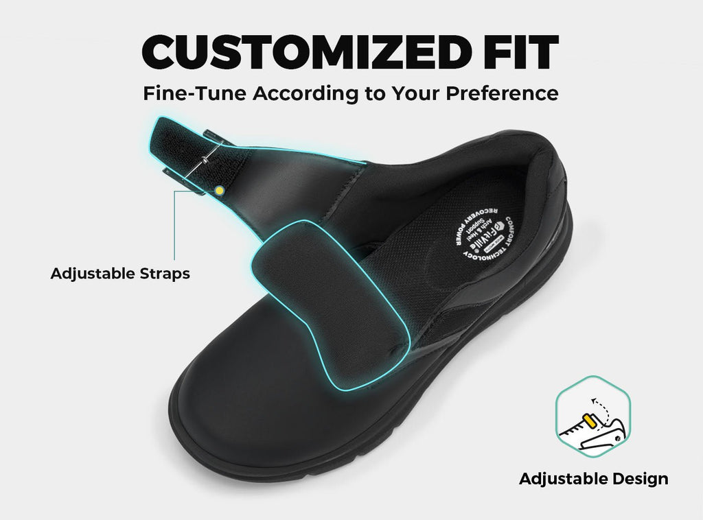 FitVille Men's BriskWalk Elite Dress Shoes V6 - 15