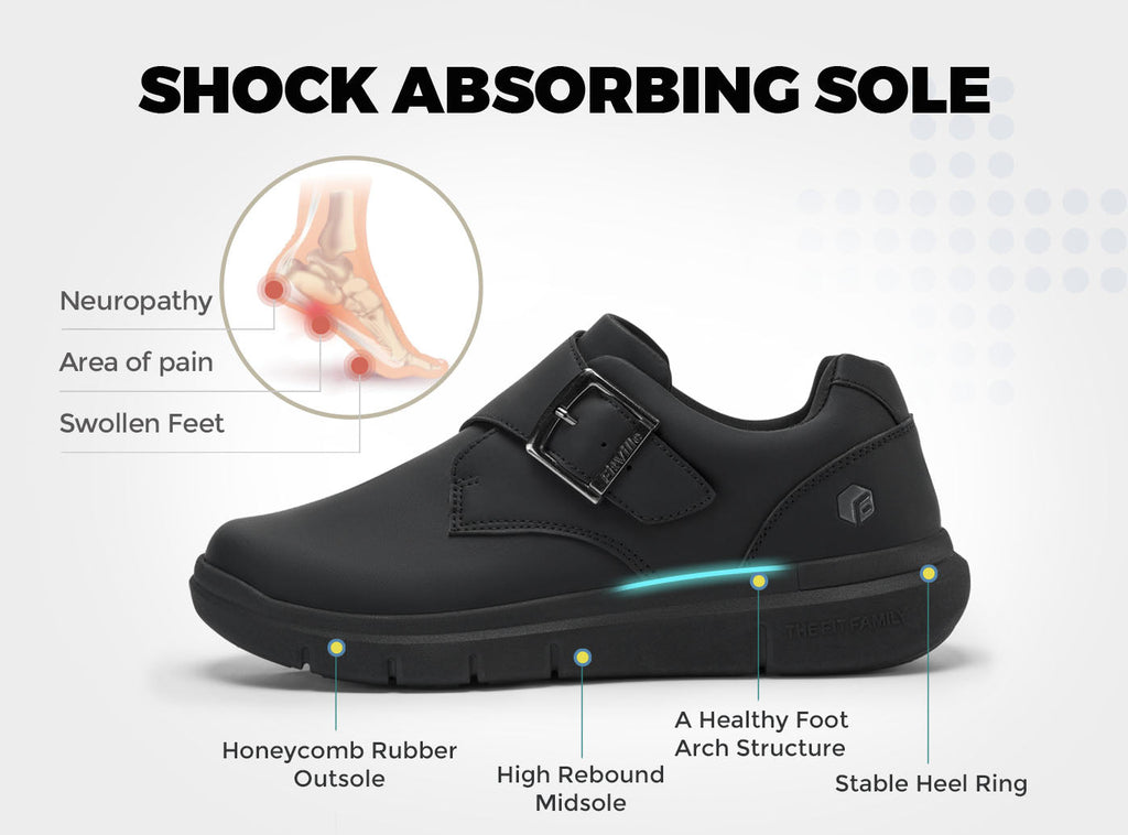 FitVille Men's BriskWalk Elite Dress Shoes V6 - 27