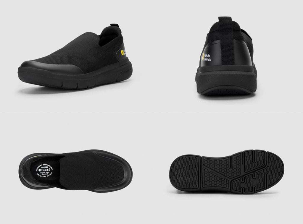 FitVille Men's BriskWalk Recovery Slip - On V1 - 6
