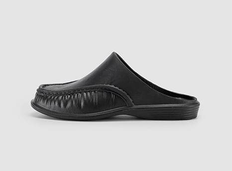 FitVille Men's Classic Slip - Resistant Cushy Casual Slippers - 1