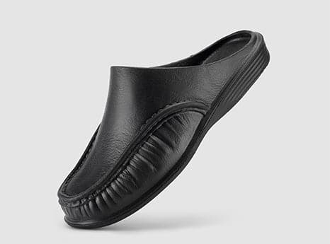 FitVille Men's Classic Slip - Resistant Cushy Casual Slippers - 2