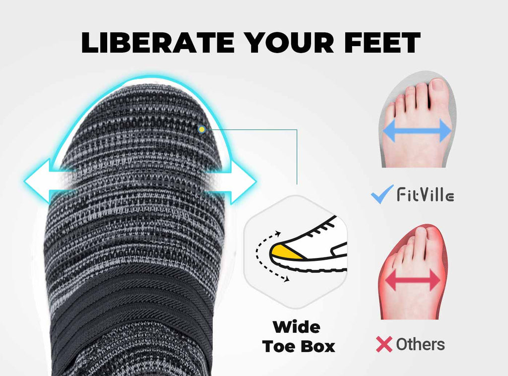 FitVille Men's Cloud Wanderer Slip - On V3 - 13