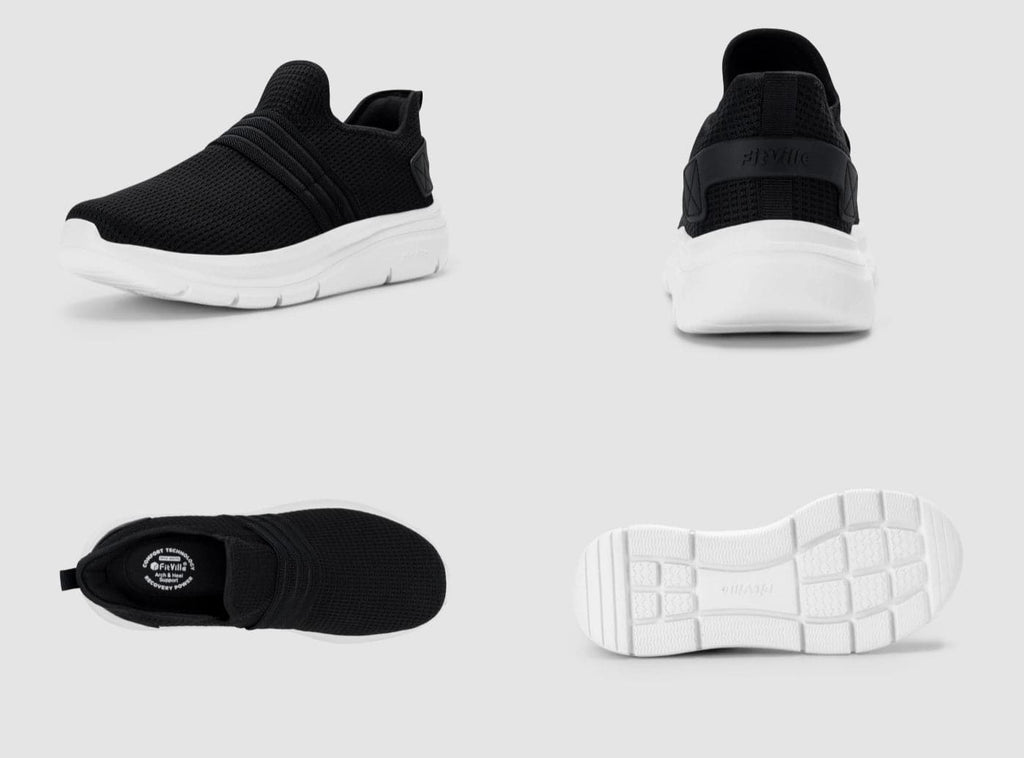 FitVille Men's Cloud Wanderer Slip - On V3 - 8