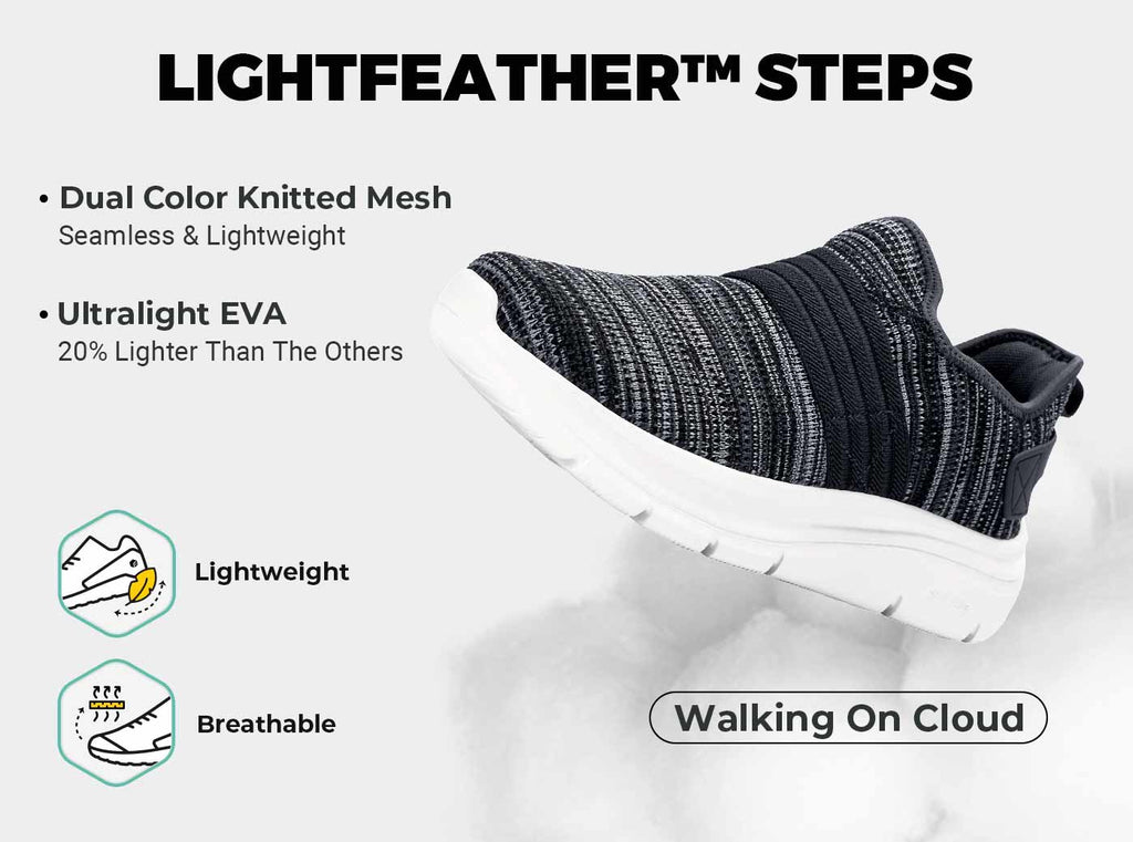 FitVille Men's Cloud Wanderer Slip - On V3 - 15