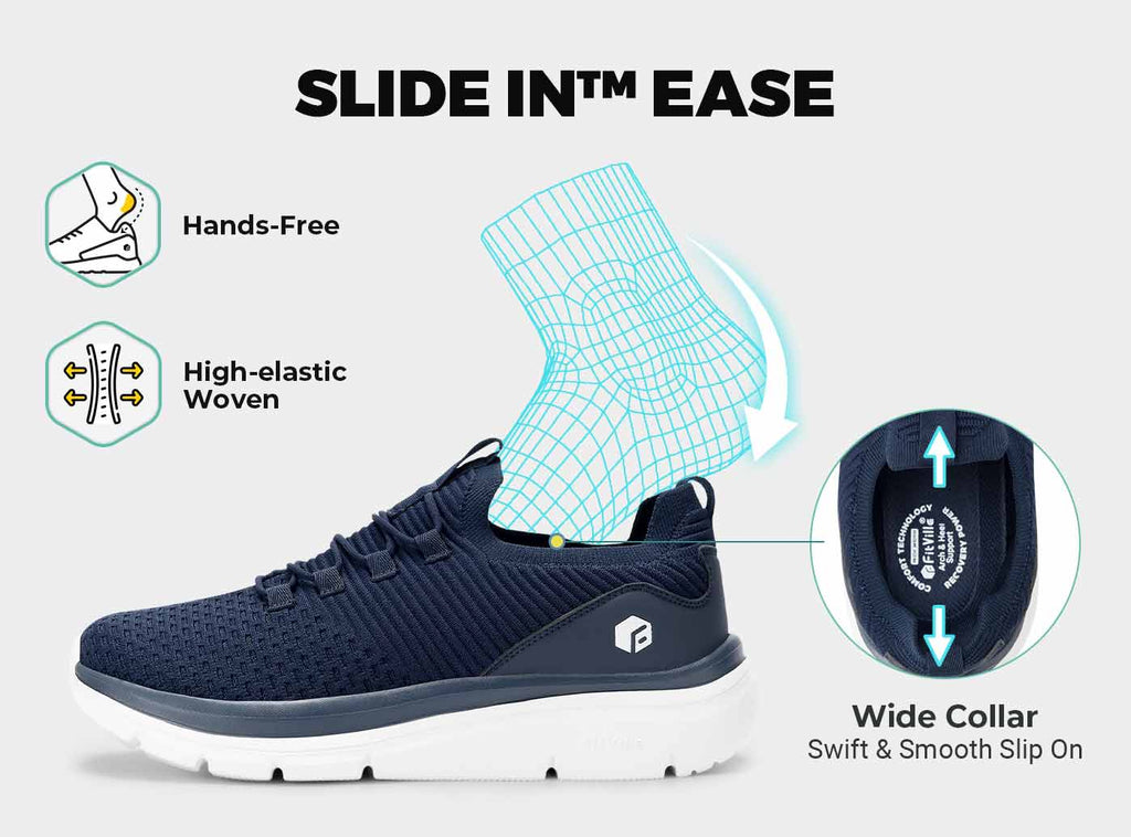 FitVille Men's Cloud Wanderer Slip - On V4 - 3