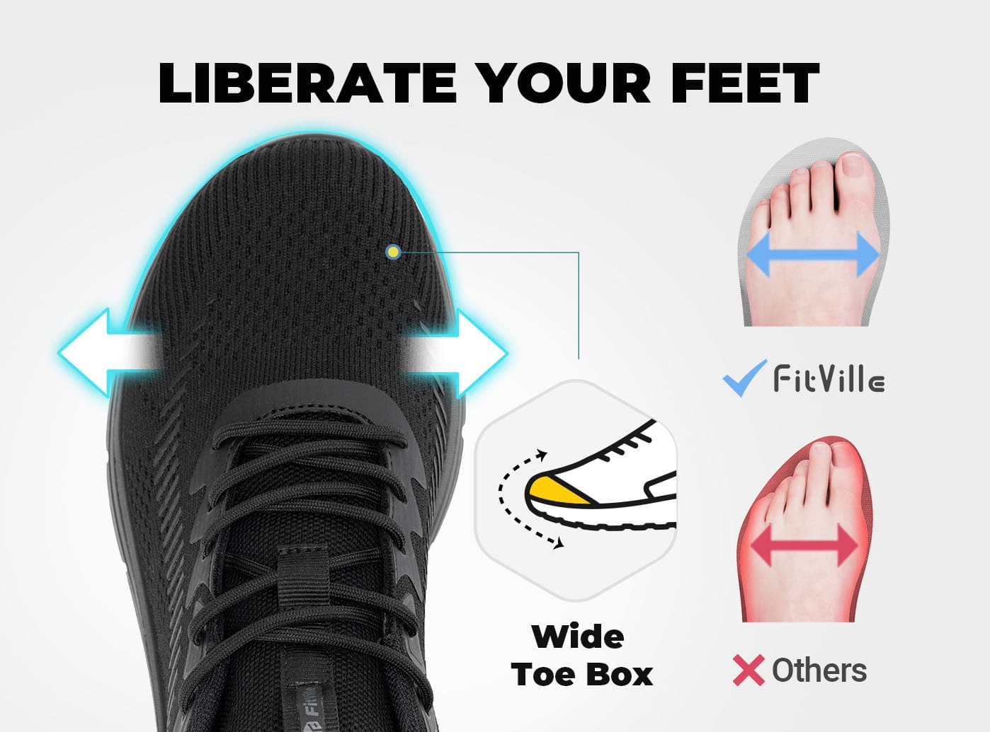 FitVille Men's Cloud Wanderer V20| Light – FitVilleUK