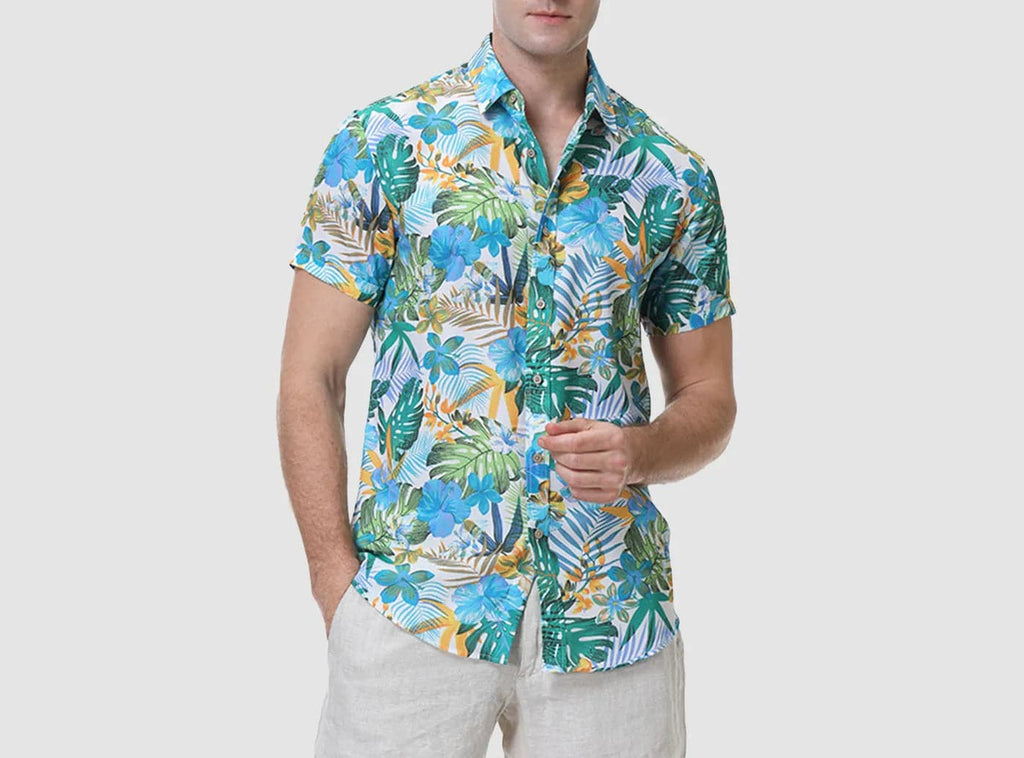 FitVille Men's Coastal Comfort Shirt - 2