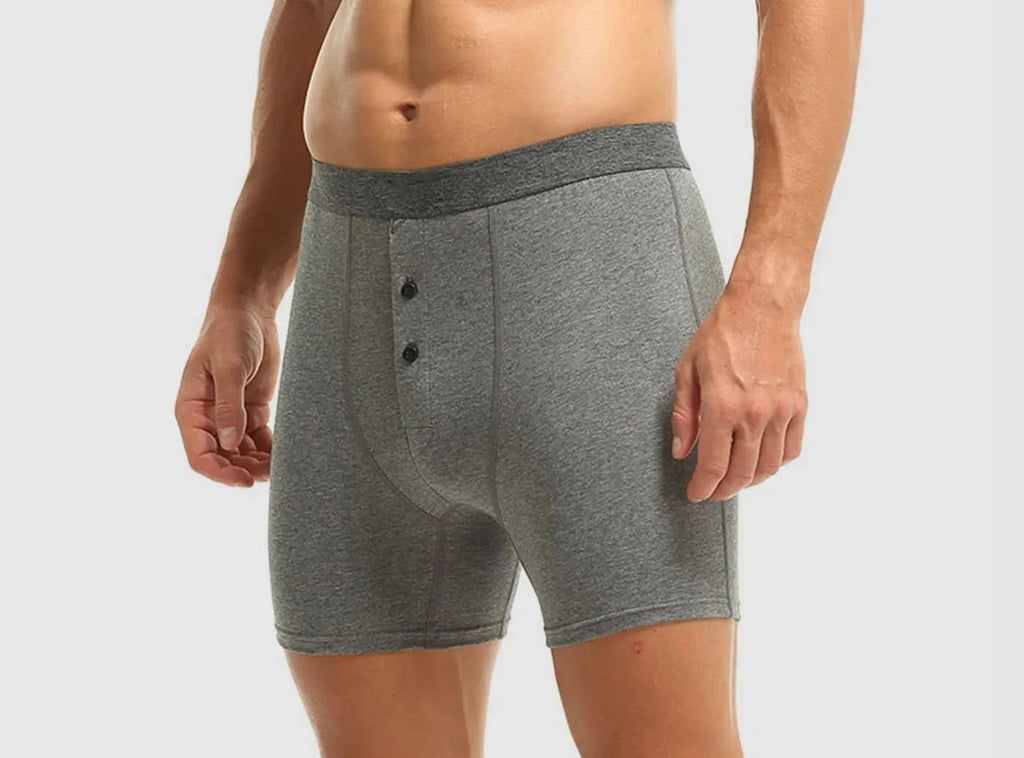 FitVille Men's Cotton Underwear Boxer Shorts (5 per pack) - 1