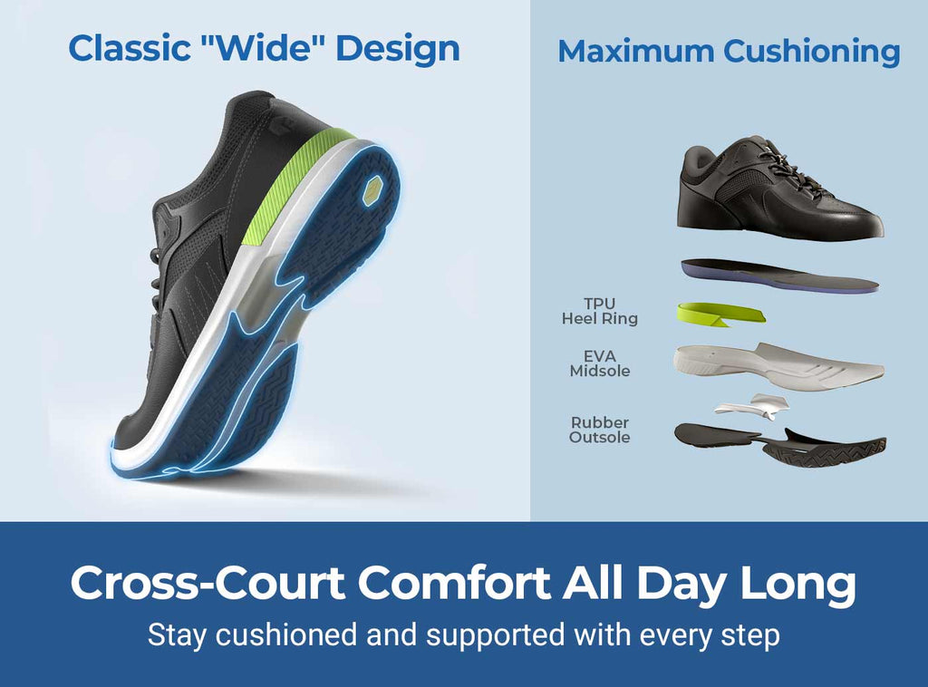 FitVille Men's Court Tennis Amadeus V1 - 13