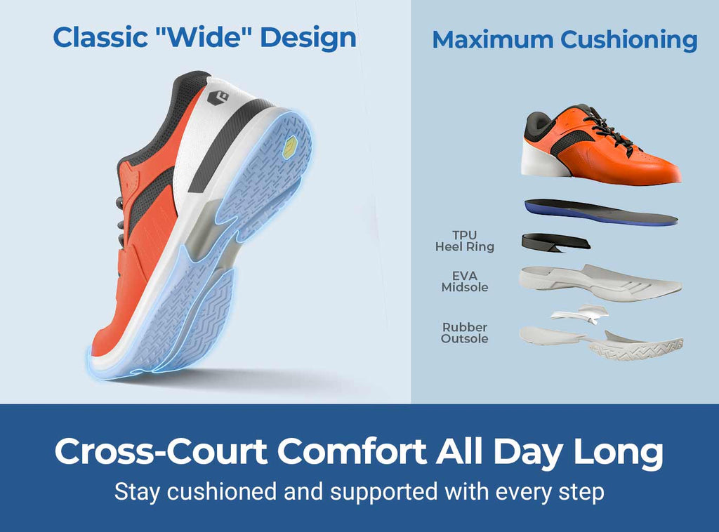 FitVille Men's Court Tennis Amadeus V1 - 5