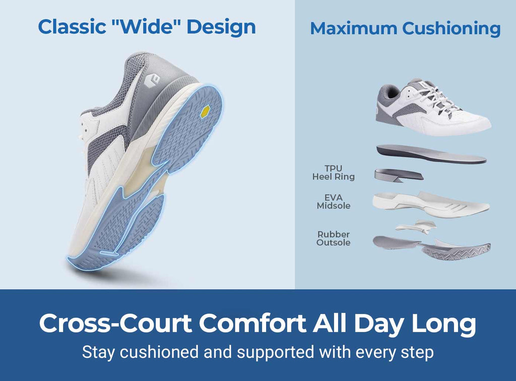 FitVille Men's Court Tennis Amadeus V1 - 14