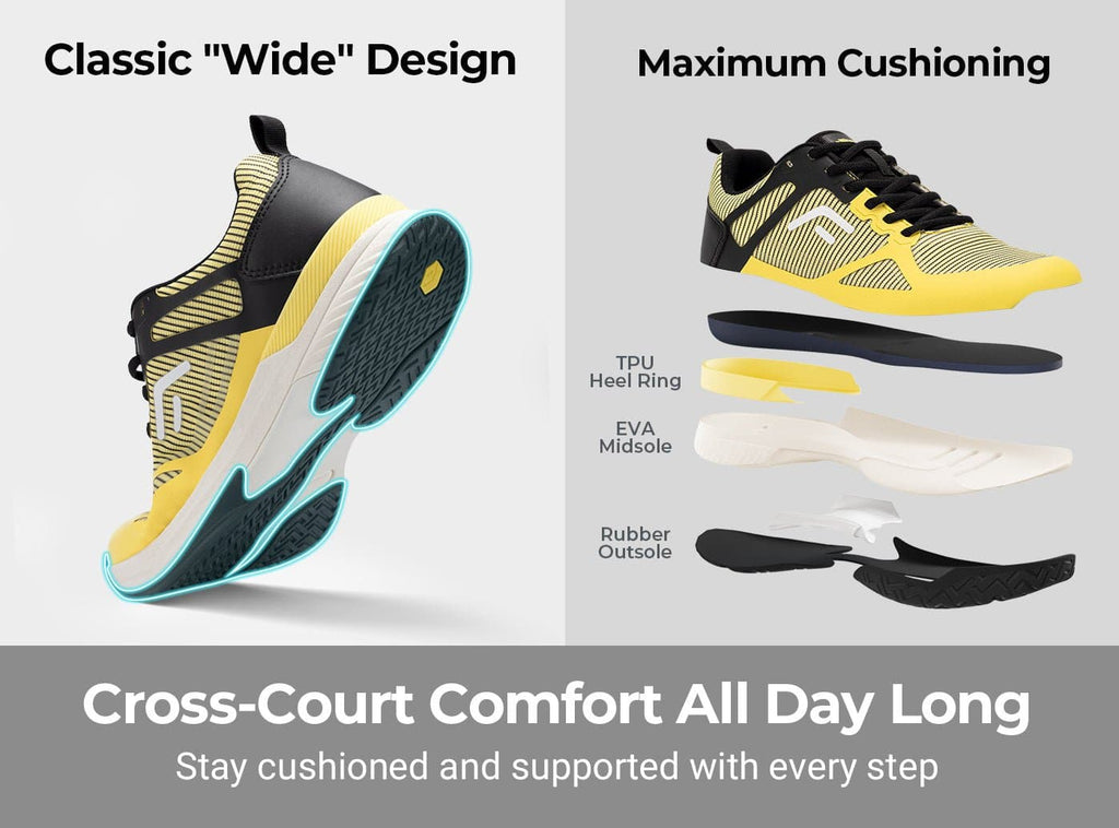 FitVille Men's Court Tennis Amadeus V7 - 17