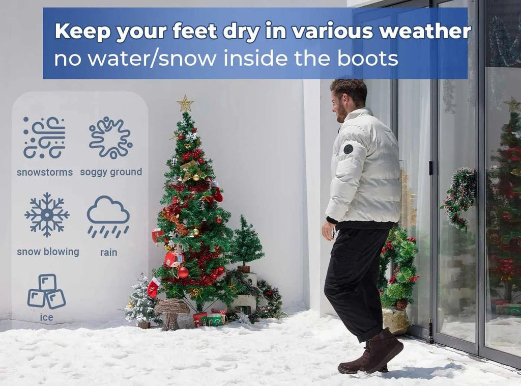 FitVille Men's CozyCore Winter Boots V1 - 14