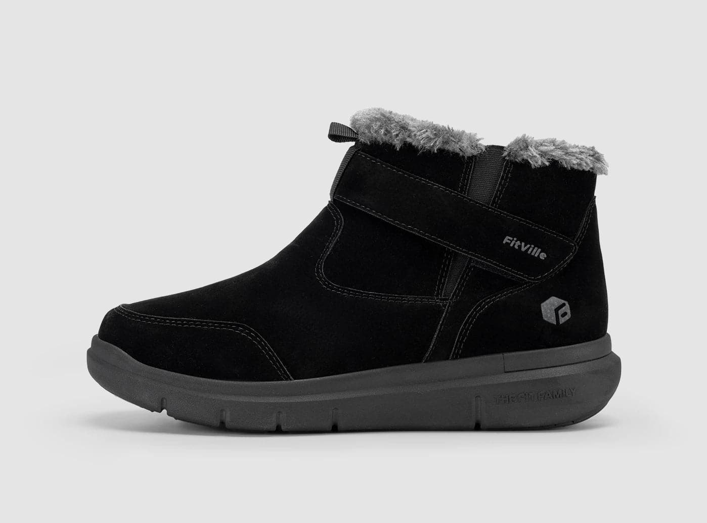 Men's Warm Plush Lined Slipper Boots - Indoor Outdoor Moccasin Loafers For Winter - View #14