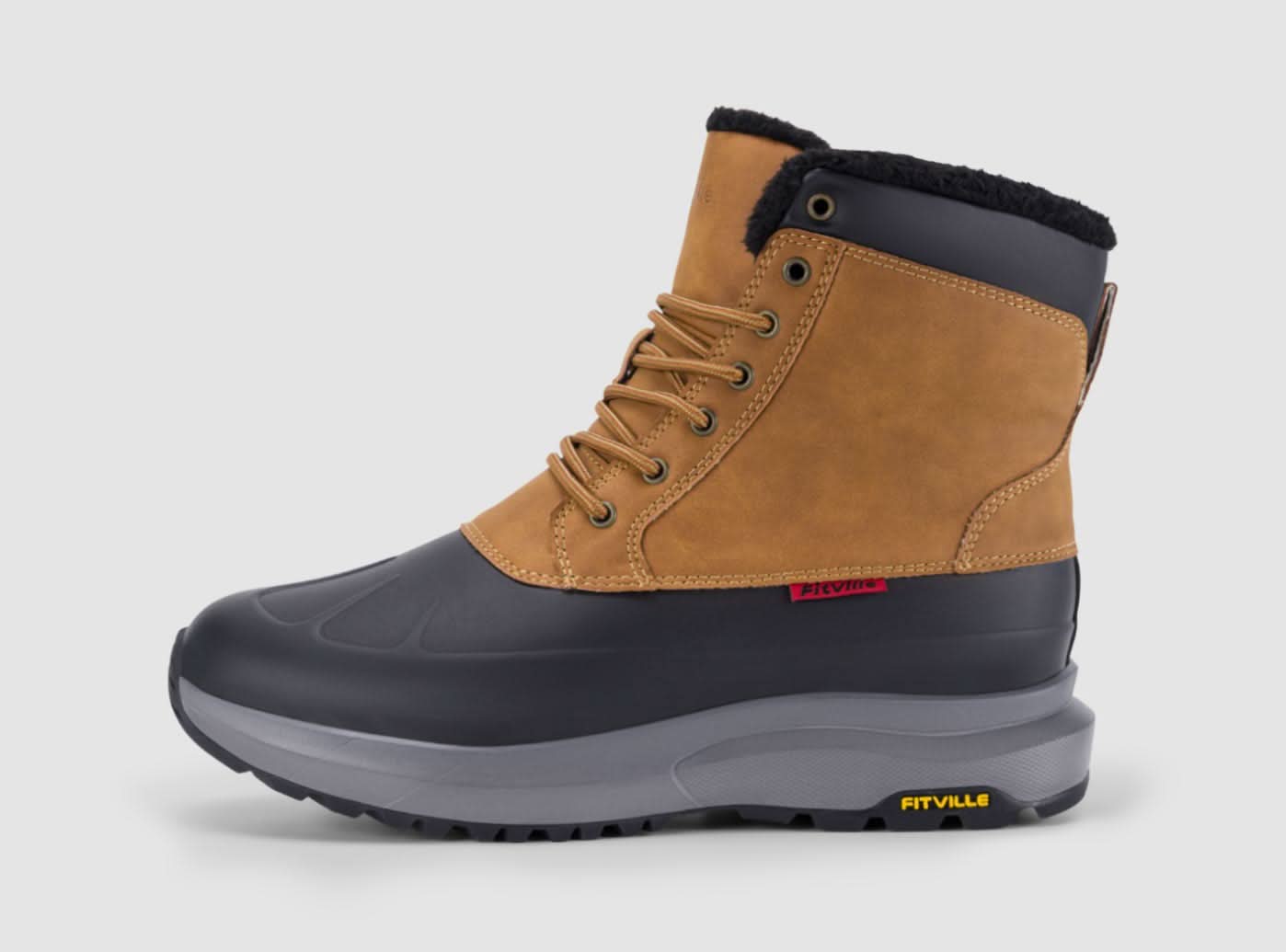 Cotswold Men’s Chase Snow Boots – Waterproof Winter Boots With Fleece Lining (Size 13 US, Navy)