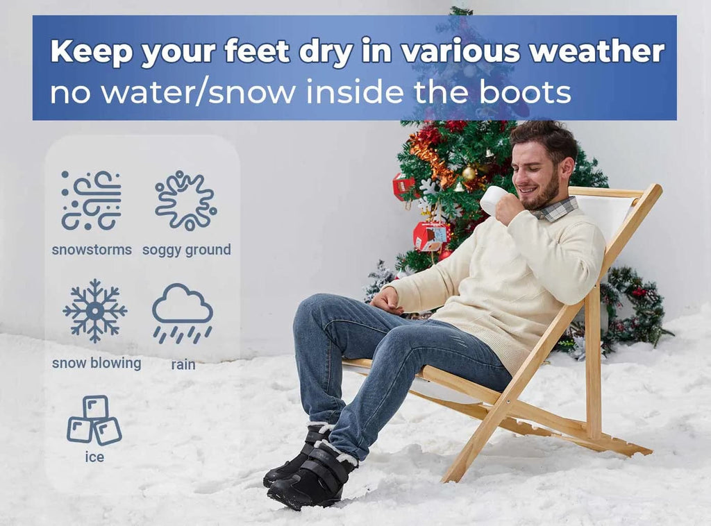 FitVille Men's CozyCore Winter Boots V3 - 7