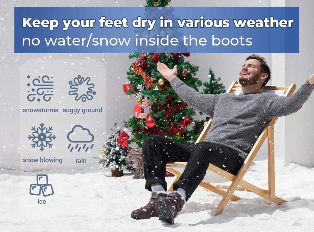 FitVille Men's CozyCore Winter Boots V3 - 16