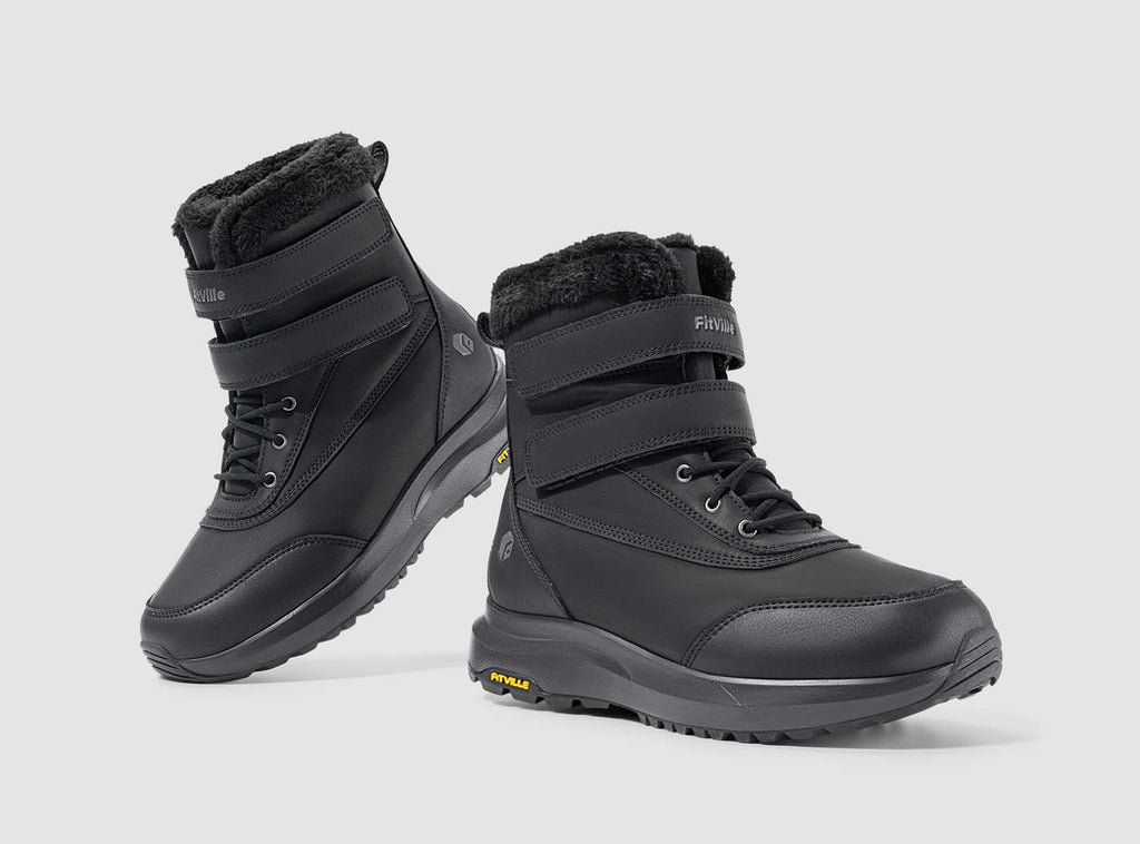 FitVille Men's CozyCore Winter Boots V7 - 8