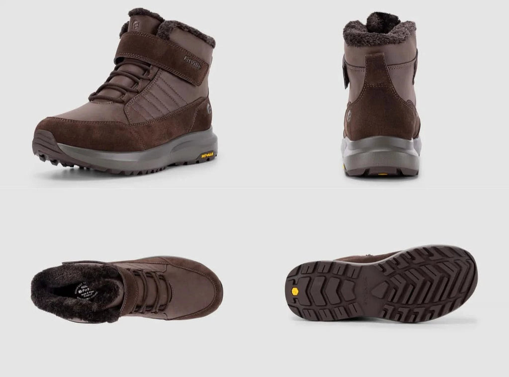 FitVille Men's CozyCore Winter Boots V8 - 19