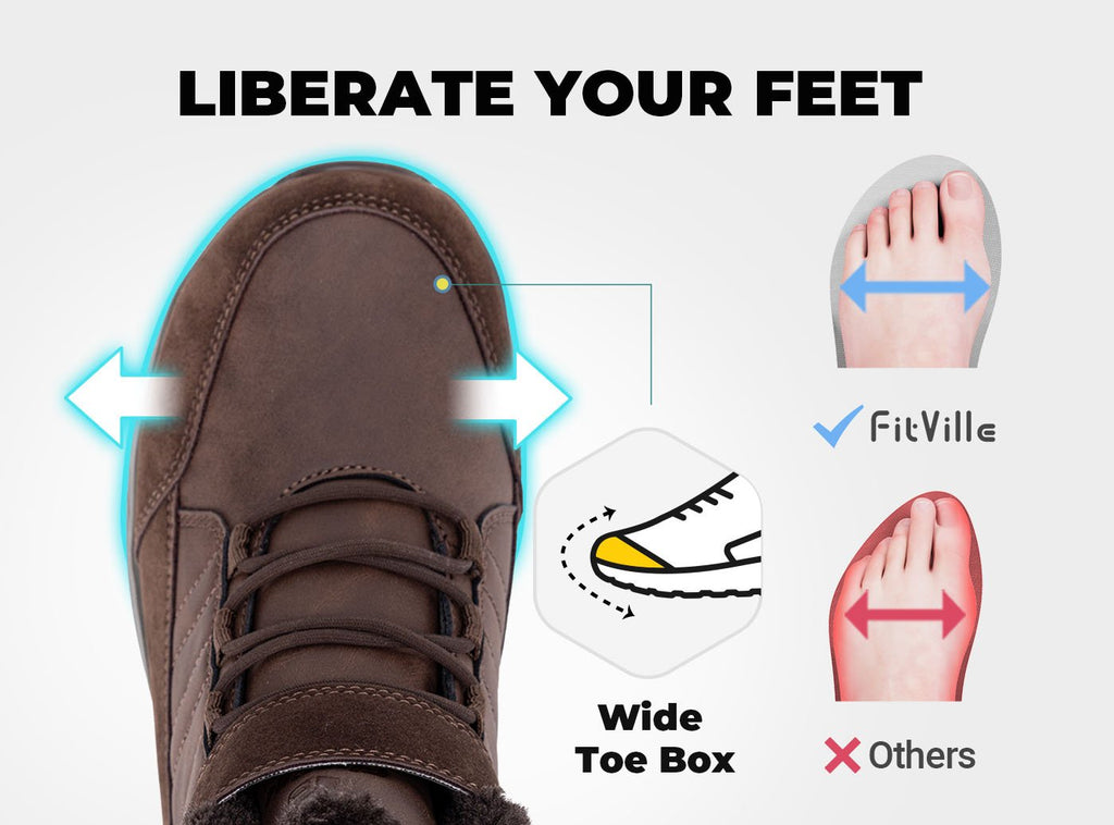 FitVille Men's CozyCore Winter Boots V8 - 13