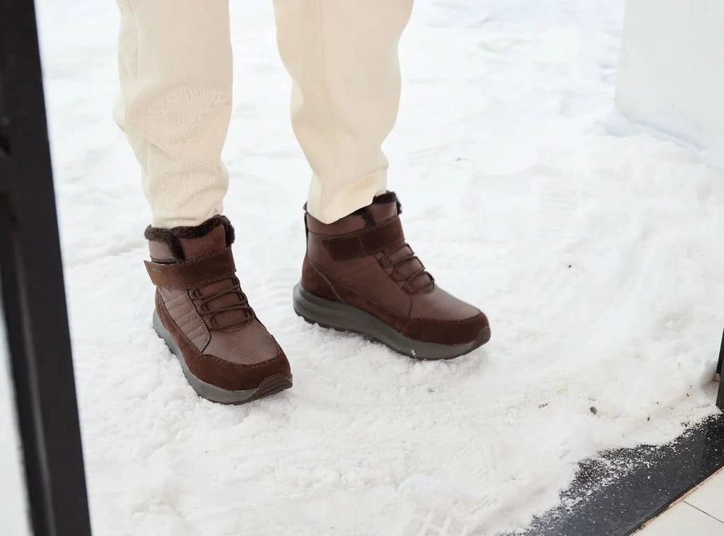 FitVille Men's CozyCore Winter Boots V8 - 12